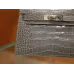 ミニケリー 光沢アリゲーター グリシマン (0V) シルバー金具