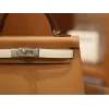 ミニケリー エプソム ゴールド・クレ・ブラック シルバー金具