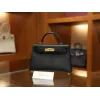 ミニケリー エプソム ブラック ゴールド金具