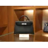 ミニケリー エプソム ブラック シルバー金具