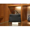 ミニケリー エプソム ブラック シルバー金具