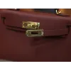 ミニケリー エプソム ルージュアッシュ Rouge H ゴールド金具