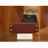 ミニケリー エプソム ルージュアッシュ Rouge H ゴールド金具