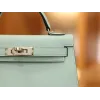 ミニケリー エプソム U2/Blue Zephyr ブルーゼフィール シルバー金具
