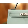ミニケリー エプソム U2/Blue Zephyr ブルーゼフィール シルバー金具