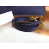 ミニケリー エプソム 73/Blue Saphir  ブルーサフィール ゴールド金具