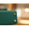 ミニケリー エプソム Z6/ Malachite  マラカイト ゴールド金具