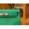 ミニケリー エプソム ヴェールジェイド 6Q シルバー金具