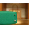 ミニケリー エプソム ヴェールジェイド 6Q シルバー金具