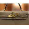 ミニケリー エプソム エトゥープ ゴールド金具