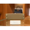 ミニケリー エプソム エトゥープ ゴールド金具