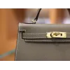 ミニケリー エプソム エトゥープ ゴールド金具