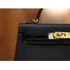 ミニケリー タッチ ブラック ゴールド金具