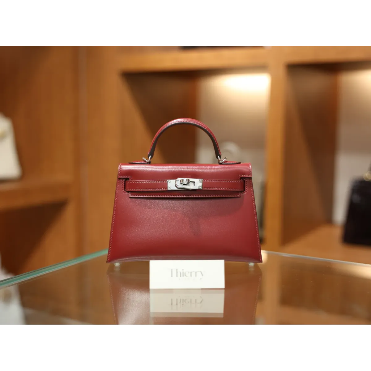 ミニケリー ボックス Box Rouge Garance ルージュガランス シルバー金具
