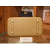 バーキン25 オーストリッチ グリス ゴールド金具