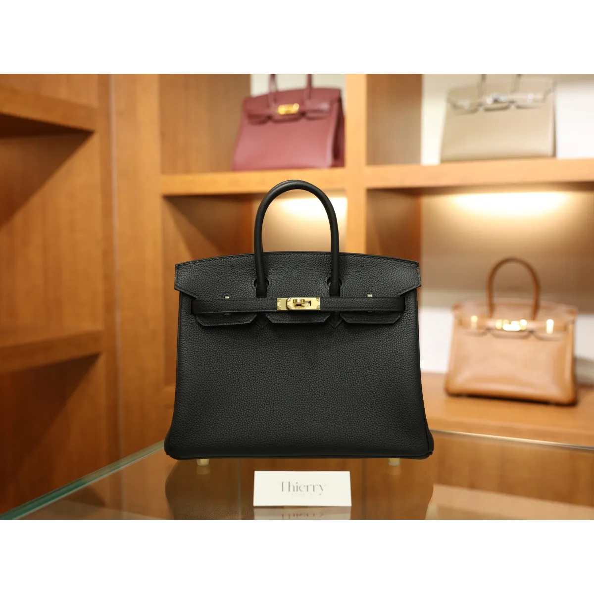 バーキン25 トゴ Blackブラック ゴールド金具