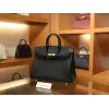 バーキン25 トゴ Blackブラック ゴールド金具
