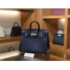 バーキン25 アリゲーターニロティカス 73/Blue Saphir ブルーサフィール  ゴールド金具
