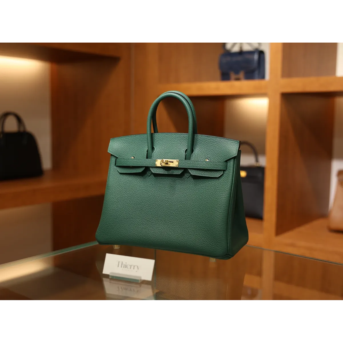バーキン25 トゴ Z6/Malachite マラカイト ゴールド金具