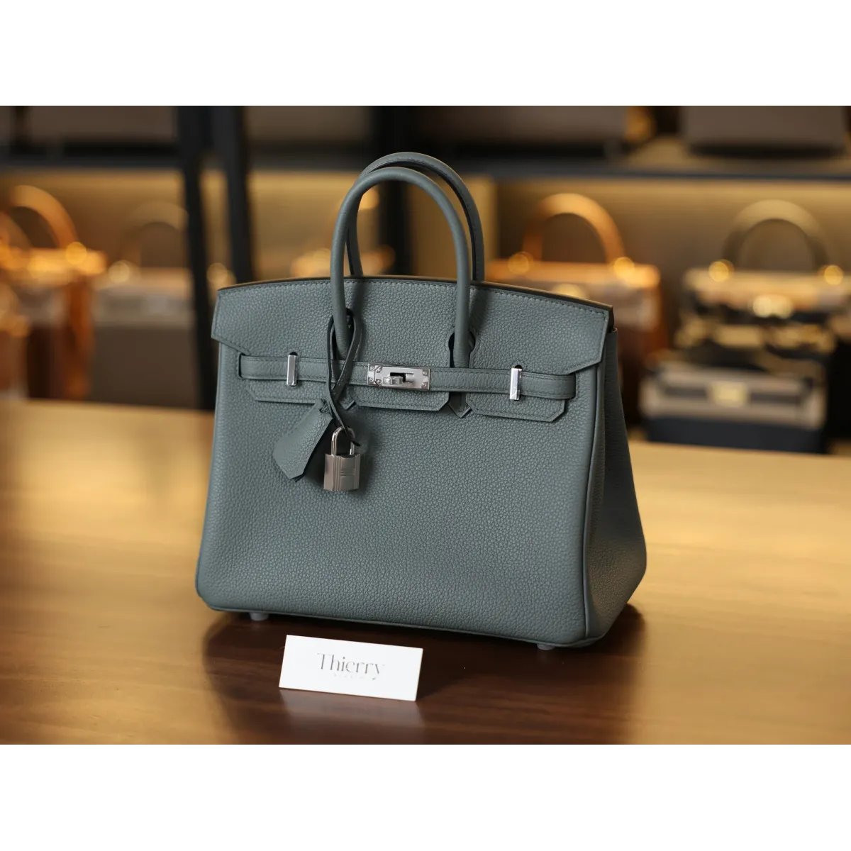 バーキン25 トゴ 63/Vert Amande ヴェールアマンドシルバー金具