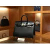 バーキン25 ボックス セリエ ブラック Sellier Blackゴールド金具