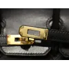 バーキン25 ボックス セリエ ブラック Sellier Blackゴールド金具
