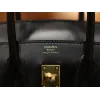 バーキン25 ボックス セリエ ブラック Sellier Blackゴールド金具