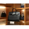 バーキン25 ボックス セリエ ブラック Sellier Blackゴールド金具