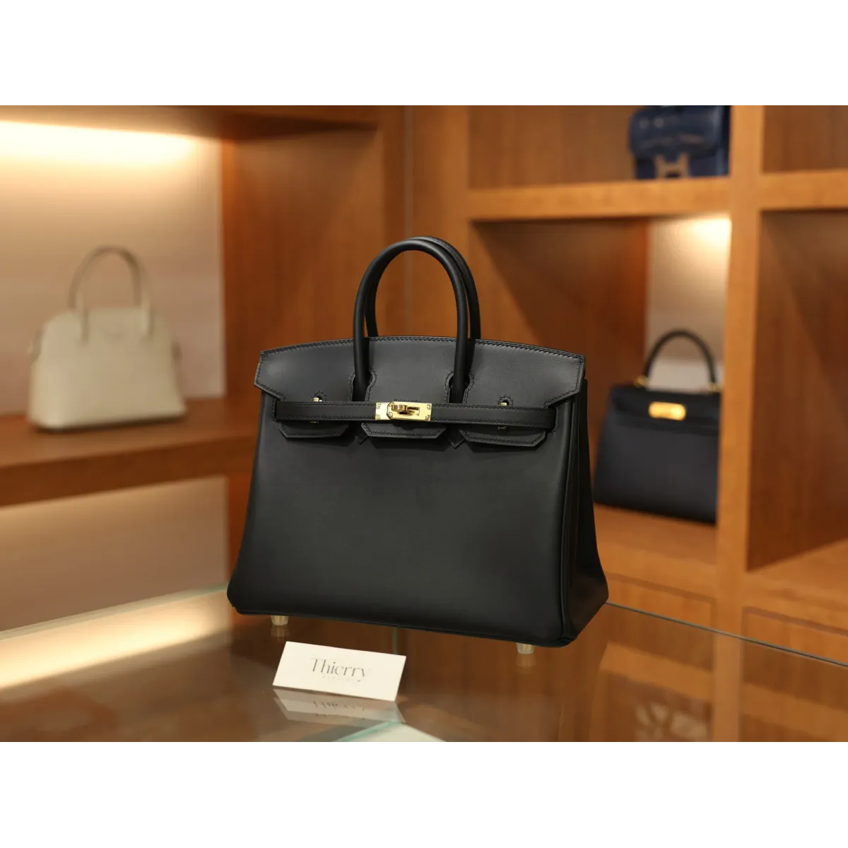 バーキン25 スイフトSwift ブラック ゴールド金具