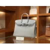 バーキン25 スイフトSwift 8U/Blue Glacier ブルーグラシエ シルバー金具
