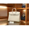 バーキン25 スイフト 10/Craie クレ シルバー金具