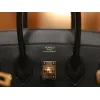 バーキン25 スイフトSwift ブラック ローズゴールド金具