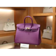 バーキン25 ヴォーエプソン Epsom P9/ Anemoneアネモネ ゴールド金具