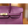 バーキン25 ヴォーエプソン Epsom P9/ Anemoneアネモネ ゴールド金具