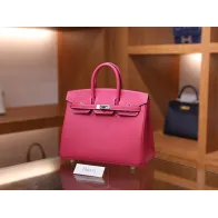 バーキン25 ヴォーエプソン L3/Rose Purple  ローズパープル シルバー金具