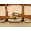 バーキン25 ヴォーエプソン Sellier セリエ 10/Craie クレ ゴールド金具 (HSS)