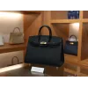 バーキン25 ヴォーエプソン Sellierセリエ ブラック Blackゴールド金具