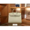 バーキン25 ヴォーエプソン セリエ 10/ Craie クレ シルバー金具