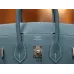 バーキン 25 ヴォーエプソン 75/Blue Jean ブルージーンシルバー金具
