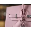 バーキン 25 ヴォーエプソン セリエ 3Q/Rose Sakura ローズサクラ シルバー金具