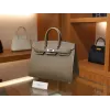 バーキン 25 ヴォーエプソン セリエ エトゥープEtoupeシルバー金具