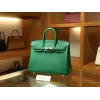 バーキン 25 クレマンス Clemence U4/Vert Vertigo ヴェールヴェルティゴ ゴールド金具