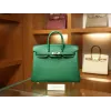 バーキン 25 クレマンス Clemence U4/Vert Vertigo ヴェールヴェルティゴ ゴールド金具