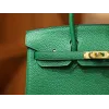 バーキン 25 クレマンス Clemence U4/Vert Vertigo ヴェールヴェルティゴ ゴールド金具