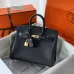Birkin-045 バーキン 25 タッチ マットBlack ブラック ゴールド金具