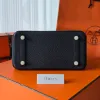 Birkin-045 バーキン 25 タッチ マットBlack ブラック ゴールド金具