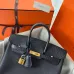 Birkin-045 バーキン 25 タッチ マットBlack ブラック ゴールド金具