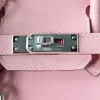 Birkin-047 バーキン 25 スイフト Silver 3Q/ Rose Sakura ローズサクラ シルバー金具