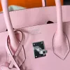 Birkin-047 バーキン 25 スイフト Silver 3Q/ Rose Sakura ローズサクラ シルバー金具