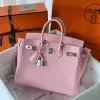 Birkin-047 バーキン 25 スイフト Silver 3Q/ Rose Sakura ローズサクラ シルバー金具